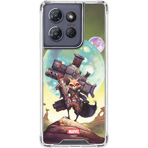 Marvel Rocket Raccoon Armored Arsenal Moto G Play 5G (2025) Clear Case